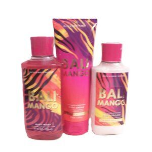 Bath & Body Works Bali Mango Fragrance Mist, Gel Body Wash & Lotion 3 Piece Set
